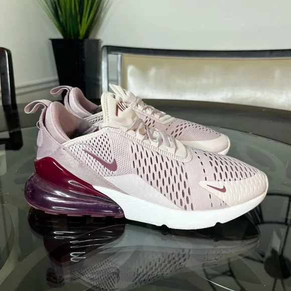 Nike Air Max 270 Barely Rose Women Running Shoes Sz 11 - Picture 1 of 5